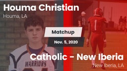 Matchup: Houma Christian vs. Catholic  - New Iberia 2020