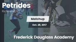 Matchup: Petrides vs. Frederick Douglass Academy 2017