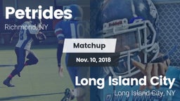 Matchup: Petrides vs. Long Island City  2018