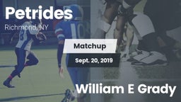 Matchup: Petrides vs. William E Grady 2019
