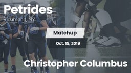 Matchup: Petrides vs. Christopher Columbus 2019