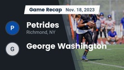Recap: Petrides  vs. George Washington  2023