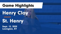 Henry Clay  vs St. Henry  Game Highlights - Sept. 12, 2020