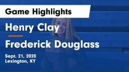 Henry Clay  vs Frederick Douglass Game Highlights - Sept. 21, 2020