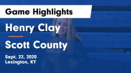 Henry Clay  vs Scott County  Game Highlights - Sept. 22, 2020