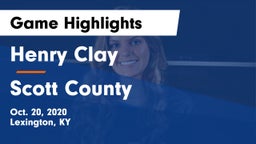 Henry Clay  vs Scott County  Game Highlights - Oct. 20, 2020