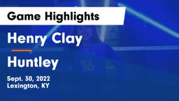 Henry Clay  vs Huntley  Game Highlights - Sept. 30, 2022