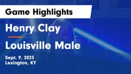 Henry Clay  vs Louisville Male  Game Highlights - Sept. 9, 2023