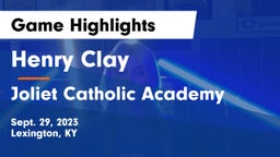 Henry Clay  vs Joliet Catholic Academy  Game Highlights - Sept. 29, 2023