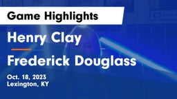 Henry Clay  vs Frederick Douglass Game Highlights - Oct. 18, 2023