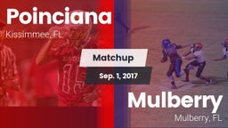 Matchup: Poinciana vs. Mulberry  2017