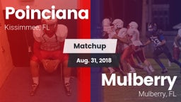 Matchup: Poinciana vs. Mulberry  2018