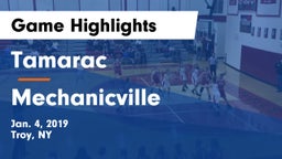 Tamarac  vs Mechanicville  Game Highlights - Jan. 4, 2019
