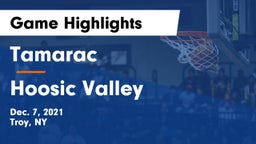 Tamarac  vs Hoosic Valley  Game Highlights - Dec. 7, 2021