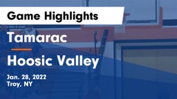 Tamarac  vs Hoosic Valley  Game Highlights - Jan. 28, 2022