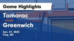 Tamarac  vs Greenwich  Game Highlights - Jan. 27, 2023