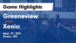 Greeneview  vs Xenia  Game Highlights - Sept. 27, 2021