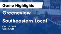 Greeneview  vs Southeastern Local  Game Highlights - Oct. 12, 2021