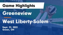 Greeneview  vs West Liberty-Salem  Game Highlights - Sept. 22, 2022