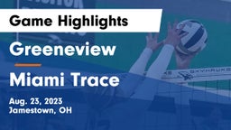 Greeneview  vs Miami Trace  Game Highlights - Aug. 23, 2023