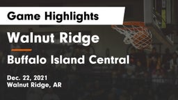 Walnut Ridge  vs Buffalo Island Central  Game Highlights - Dec. 22, 2021