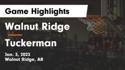 Walnut Ridge  vs Tuckerman  Game Highlights - Jan. 3, 2023