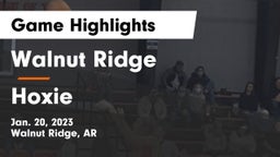 Walnut Ridge  vs Hoxie  Game Highlights - Jan. 20, 2023
