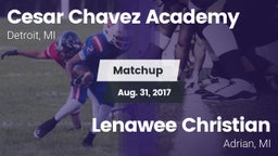 Matchup: Chavez Academy vs. Lenawee Christian  2017