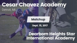 Matchup: Chavez Academy vs. Dearborn Heights Star International Academy 2017