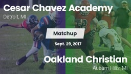 Matchup: Chavez Academy vs. Oakland Christian  2017