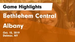 Bethlehem Central  vs Albany  Game Highlights - Oct. 15, 2019