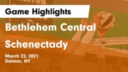 Bethlehem Central  vs Schenectady  Game Highlights - March 22, 2021