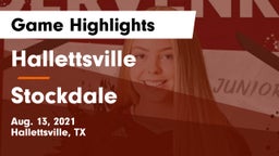 Hallettsville  vs Stockdale  Game Highlights - Aug. 13, 2021