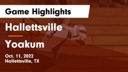 Hallettsville  vs Yoakum  Game Highlights - Oct. 11, 2022