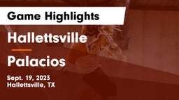 Hallettsville  vs Palacios  Game Highlights - Sept. 19, 2023