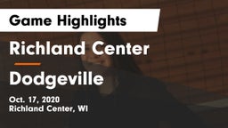 Richland Center  vs Dodgeville  Game Highlights - Oct. 17, 2020