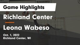 Richland Center  vs Leona Wabeso Game Highlights - Oct. 1, 2022