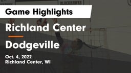 Richland Center  vs Dodgeville  Game Highlights - Oct. 4, 2022