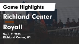 Richland Center  vs Royall  Game Highlights - Sept. 2, 2023