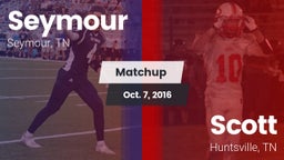 Matchup: Seymour vs. Scott  2016