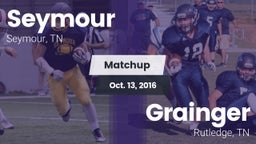 Matchup: Seymour vs. Grainger  2016