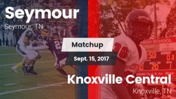 Matchup: Seymour vs. Knoxville Central  2017