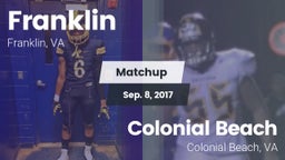 Matchup: Franklin vs. Colonial Beach  2017