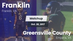 Matchup: Franklin vs. Greensville County  2017