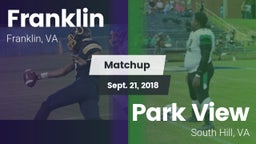 Matchup: Franklin vs. Park View  2018