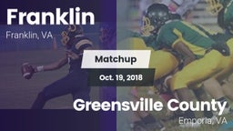 Matchup: Franklin vs. Greensville County  2018