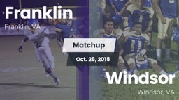 Matchup: Franklin vs. Windsor  2018