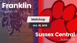 Matchup: Franklin vs. Sussex Central  2019