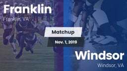 Matchup: Franklin vs. Windsor  2019