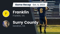 Recap: Franklin  vs. Surry County  2023